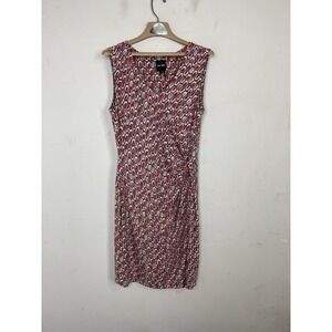 Nic + Zoe Womens Dress Large Pink Corporate Travel Coastal Twee Vacay Office